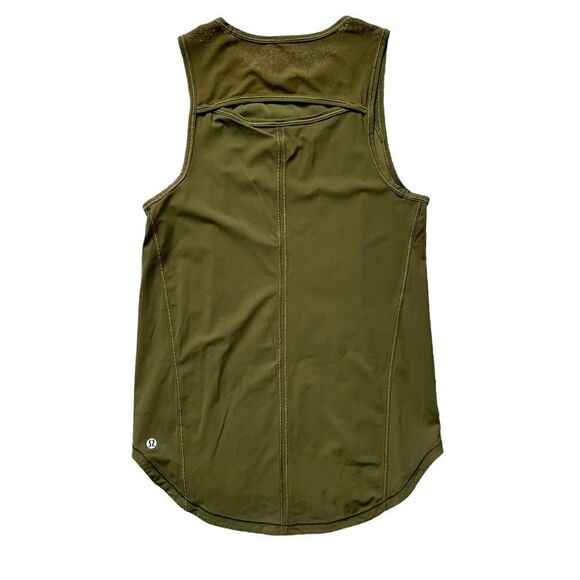 LULULEMON Sculpt Tank Moss Green Size Small - Picture 5 of 5